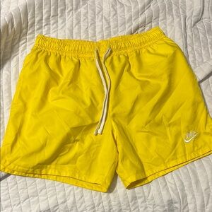Nike Yellow Shorts